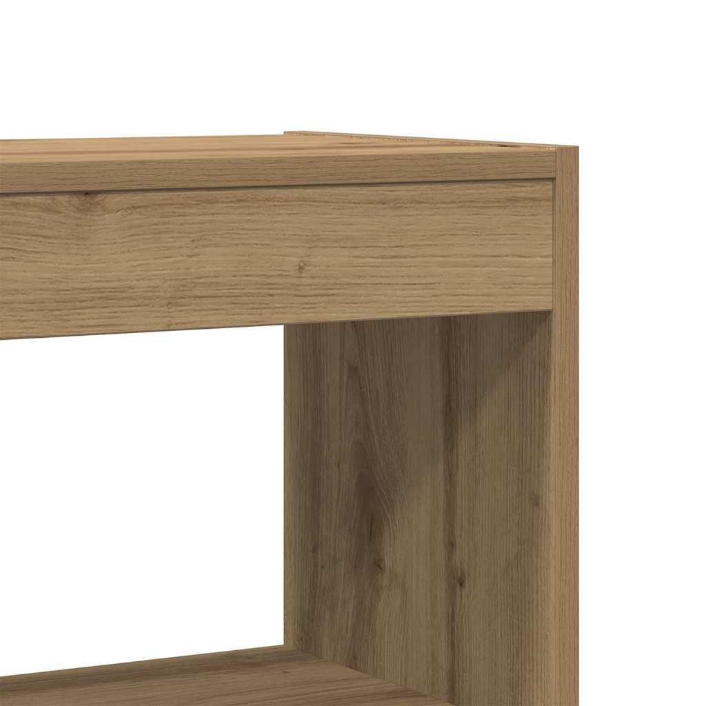 Bokhylla Artisan Ek med hylla 80 x 30 x 198 cm