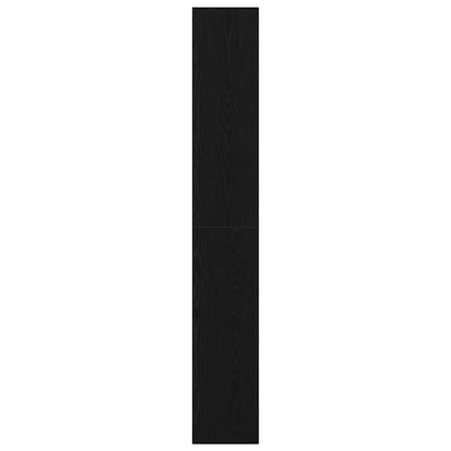 Bokhylla Svart Ek med hylla 80 x 30 x 198 cm