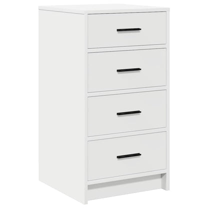 Smyckebord med spegelbelysning 3 pcs Vit Konstruerat trä