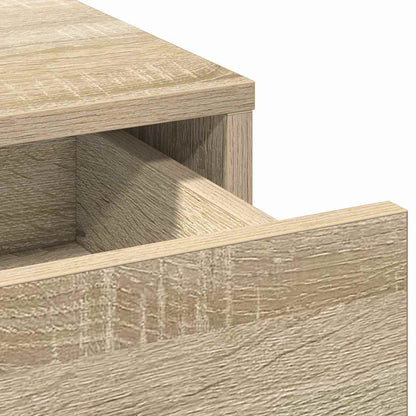 Smyckebord med låda 3 pcs Brun 40 x 41 x 135 cm Konstruerat trä