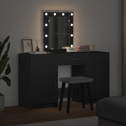 Sminkbord Svart 50 x 41 x 135 cm