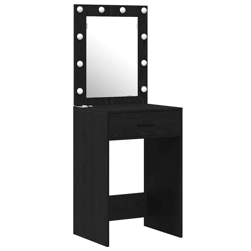 Sminkbord Svart 50 x 41 x 135 cm