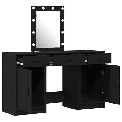Sminkbord Svart 50 x 41 x 135 cm
