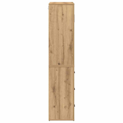 Skåp Artisan Ek med låda 80 x 33 x 150 cm