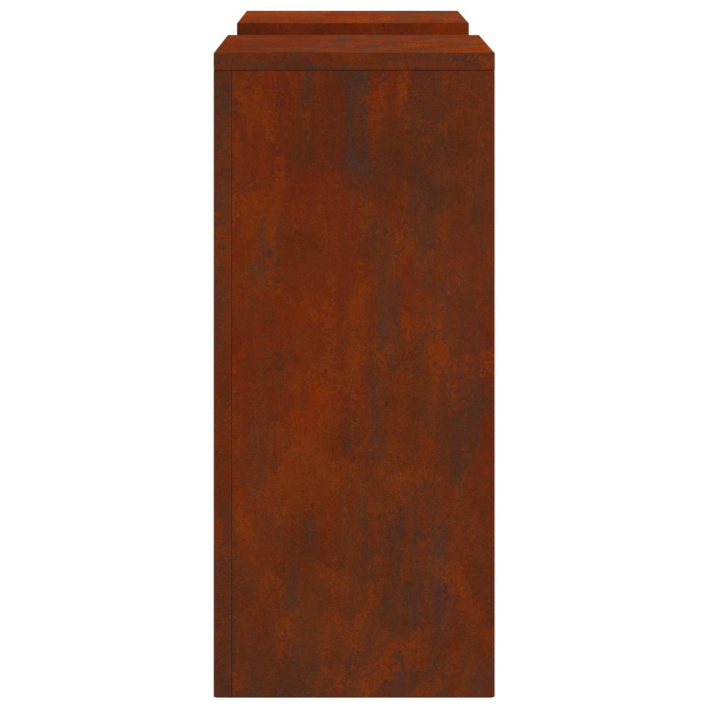 Utomhus Blomställning Växtstöd Piedestal 2 pcs Rostig 24 x 24 x 55 cm Väderbeständig stål