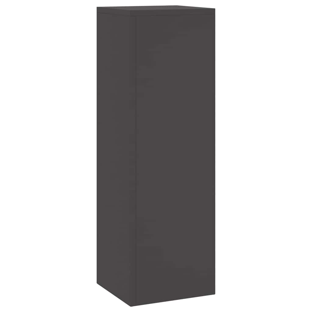 Utomhus Blomställning Växtstöd Piedestal 2 pcs Svart 24 x 24 x 75 cm Stål