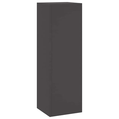 Utomhus Blomställning Växtstöd Piedestal 2 pcs Svart 24 x 24 x 75 cm Stål