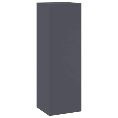 Utomhus Blomställning Växtstöd Piedestal 2 pcs Antracit 24 x 24 x 75 cm Stål