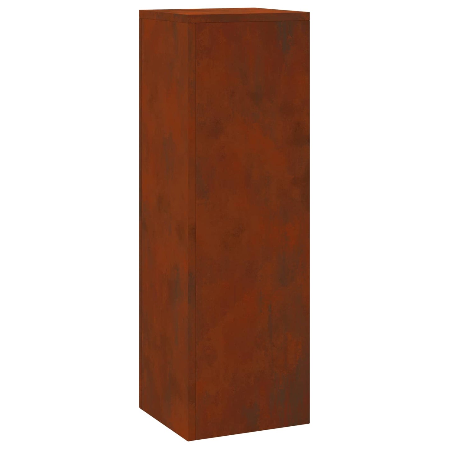 Utomhus Blomställning Växtstöd Piedestal 2 pcs Rostig 24 x 24 x 75 cm Väderbeständig stål