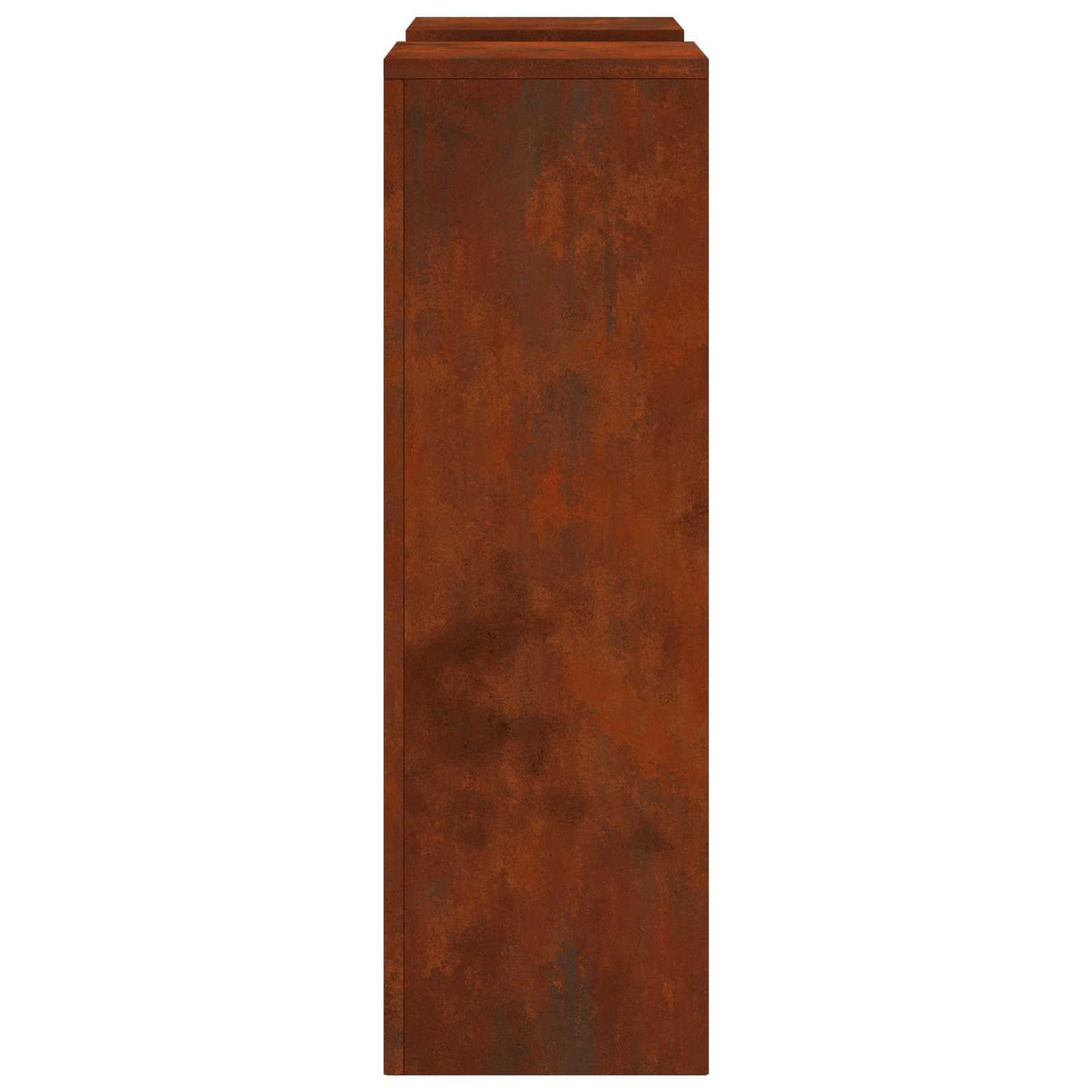 Utomhus Blomställning Växtstöd Piedestal 2 pcs Rostig 24 x 24 x 75 cm Väderbeständig stål