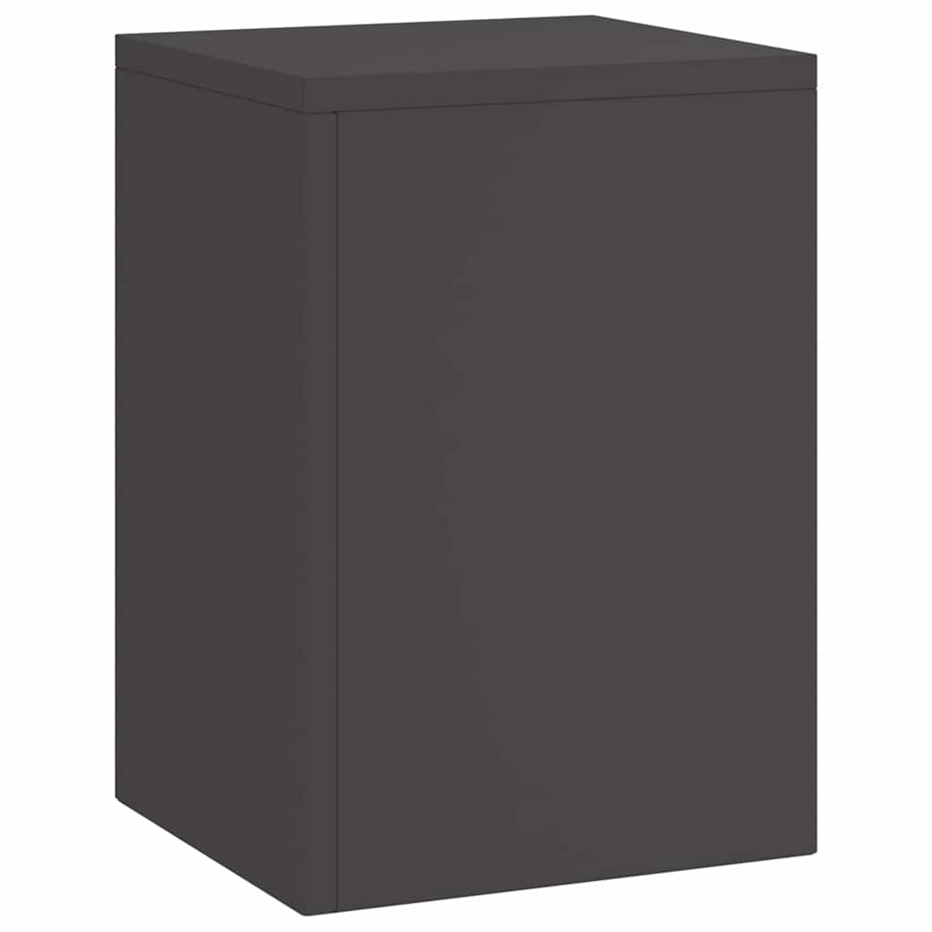 Utomhus Blomställning Växtstöd Piedestal 3 pcs Svart Stål