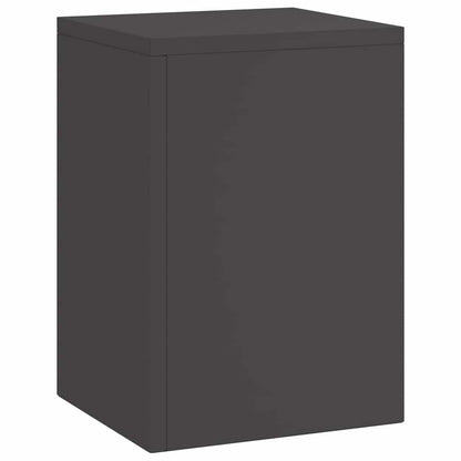 Utomhus Blomställning Växtstöd Piedestal 3 pcs Svart Stål