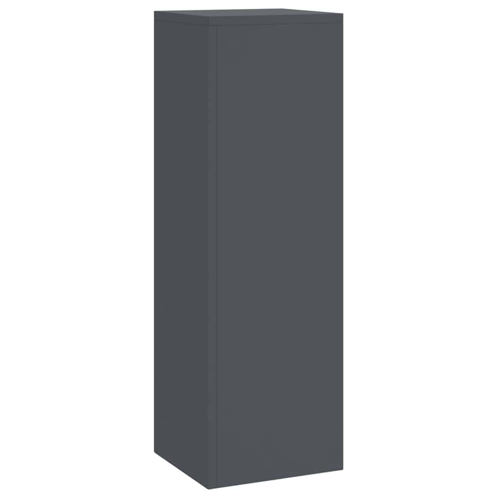Utomhus Blomställning Växtstöd Piedestal 3 pcs Antracit Stål