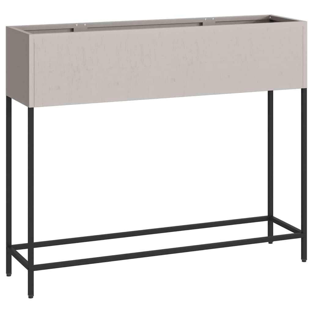 Utomhus Blomlåda Metall Rostig 100 x 26 x 82 cm