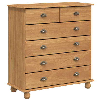 Hutch med låda ASKIM Honungsvax 91 x 40 x 200,5 cm Massiv furu