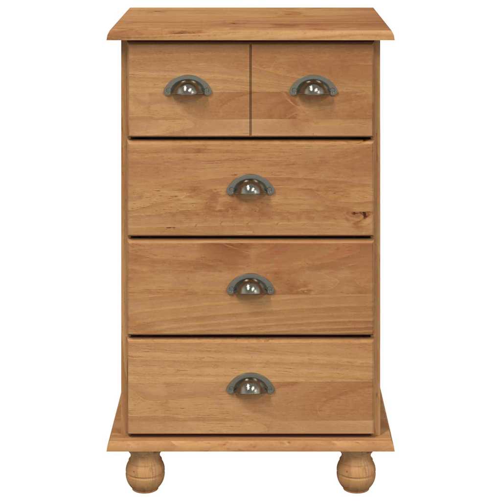 Byrå Brun ASKIM 45,8 x 40 x 79 cm Massiv furu 4 lådor