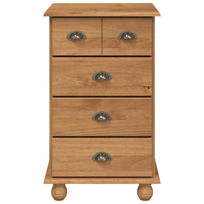 Byrå Brun ASKIM 45,8 x 40 x 79 cm Massiv furu 4 lådor