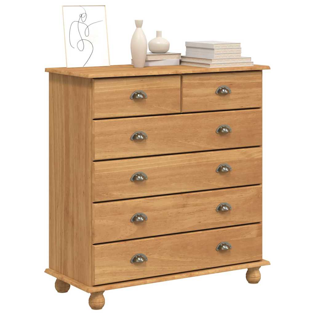 Kista av lådor ASKIM Brun 91 x 40 x 95,5 cm Massiv furu
