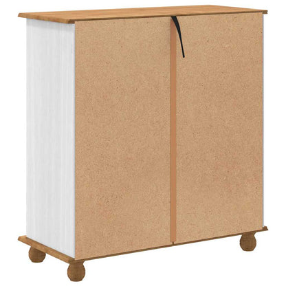 Byrå Vit ASKIM 91 x 40 x 95,5 cm Massiv furu 6 lådor