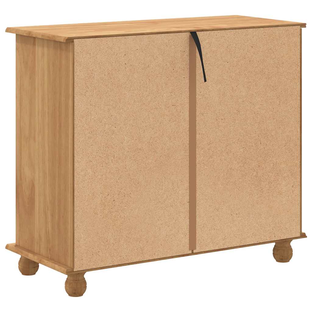Kista av lådor med låda ASKIM Brun 91 x 40 x 79 cm Massiv furu