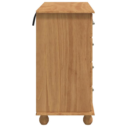 Kista av lådor med låda ASKIM Brun 91 x 40 x 79 cm Massiv furu