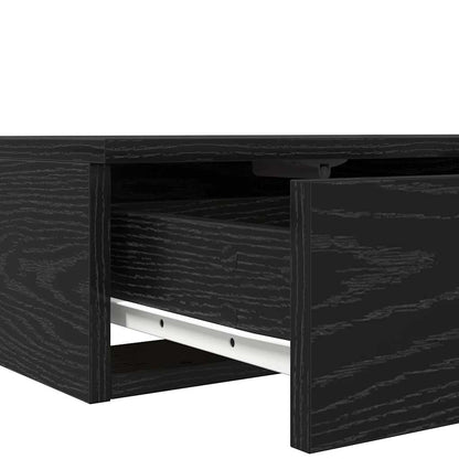 Sänglåda Svart Ek 120 x 36,5 x 16,5 cm
