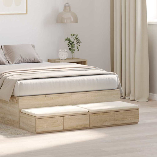 Sänglåda Sonoma Ek 120 x 36,5 x 16,5 cm