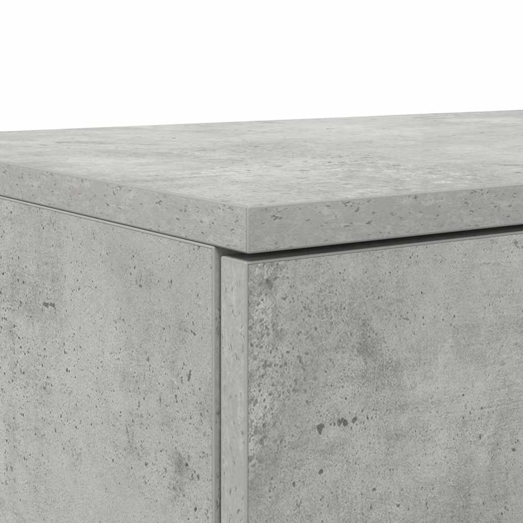 Sänglåda Betonggrå 120 x 36,5 x 16,5 cm