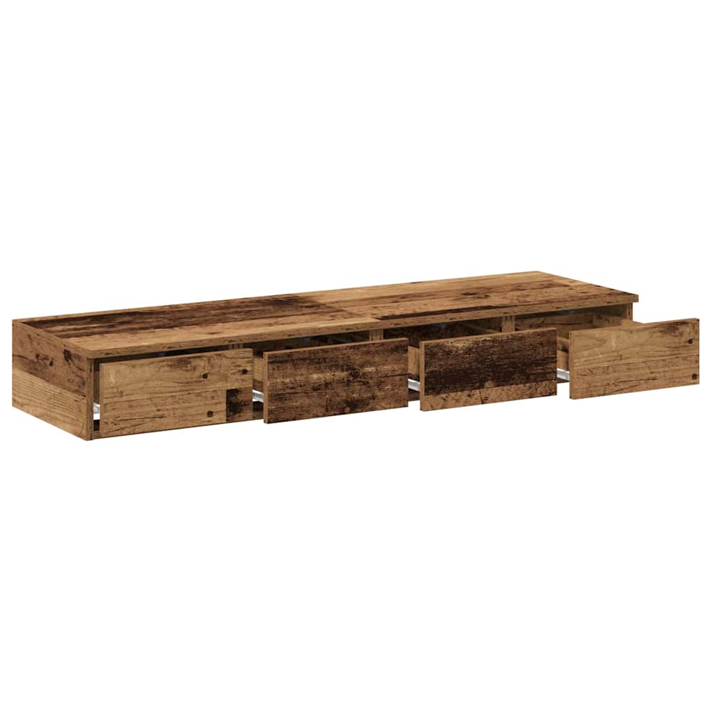 Sänglåda Gammalt Trä 120 x 36,5 x 16,5 cm