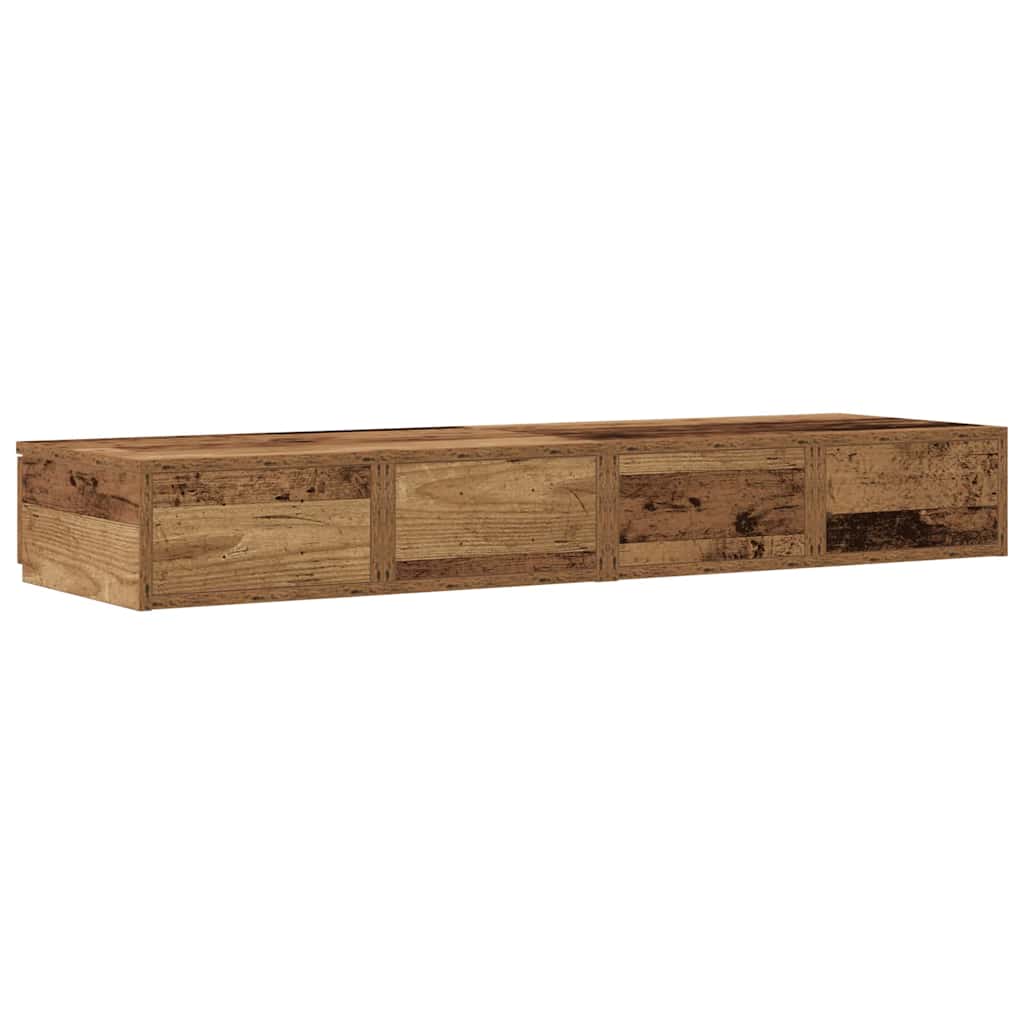 Sänglåda Gammalt Trä 120 x 36,5 x 16,5 cm