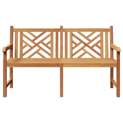 Trädgårdsbänk 150 x 60 x 90 cm Massivt teakträ