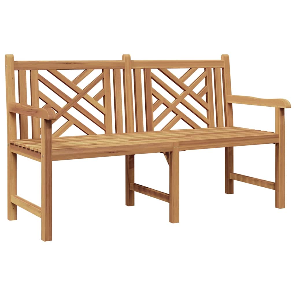Trädgårdsbänk Trä Brun 150 x 60 x 90 cm Massivt teakträ