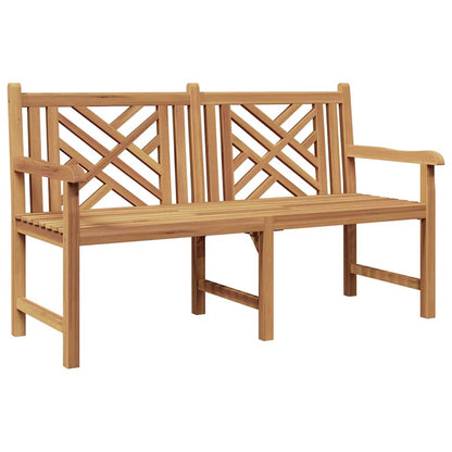 Trädgårdsbänk Trä Brun 150 x 60 x 90 cm Massivt teakträ
