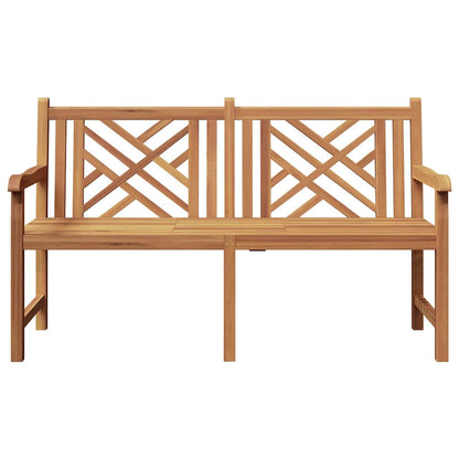 Trädgårdsbänk Trä Brun 150 x 60 x 90 cm Massivt teakträ