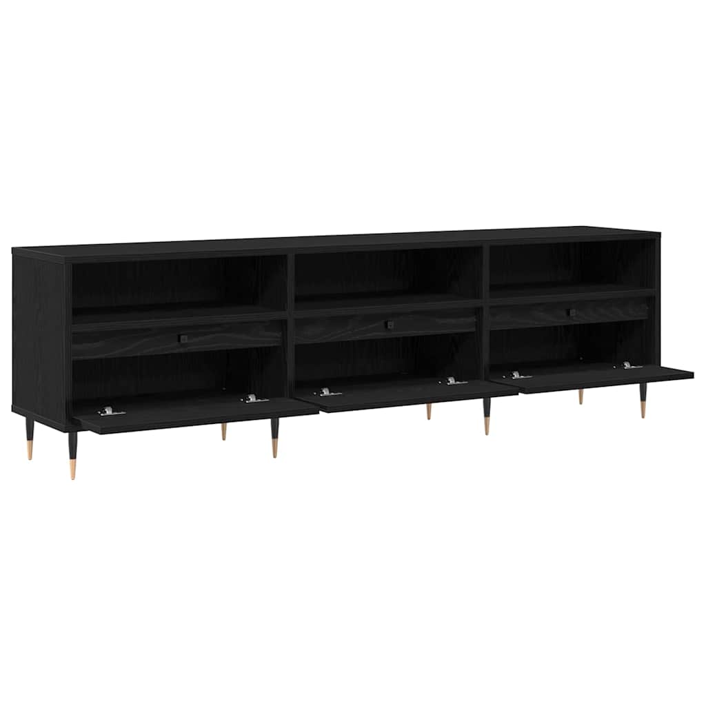 TV-Möbel Svart Ek TV-skåp 150 x 30 x 45 cm