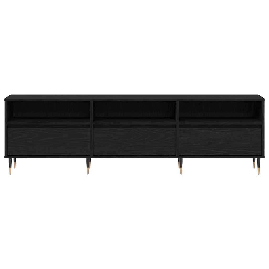 TV-Möbel Svart Ek TV-skåp 150 x 30 x 45 cm