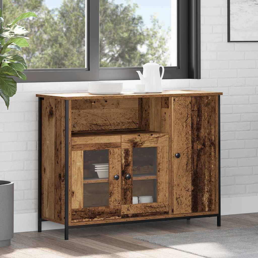 Sideboard Gammalt trä 100 x 35 x 75 cm