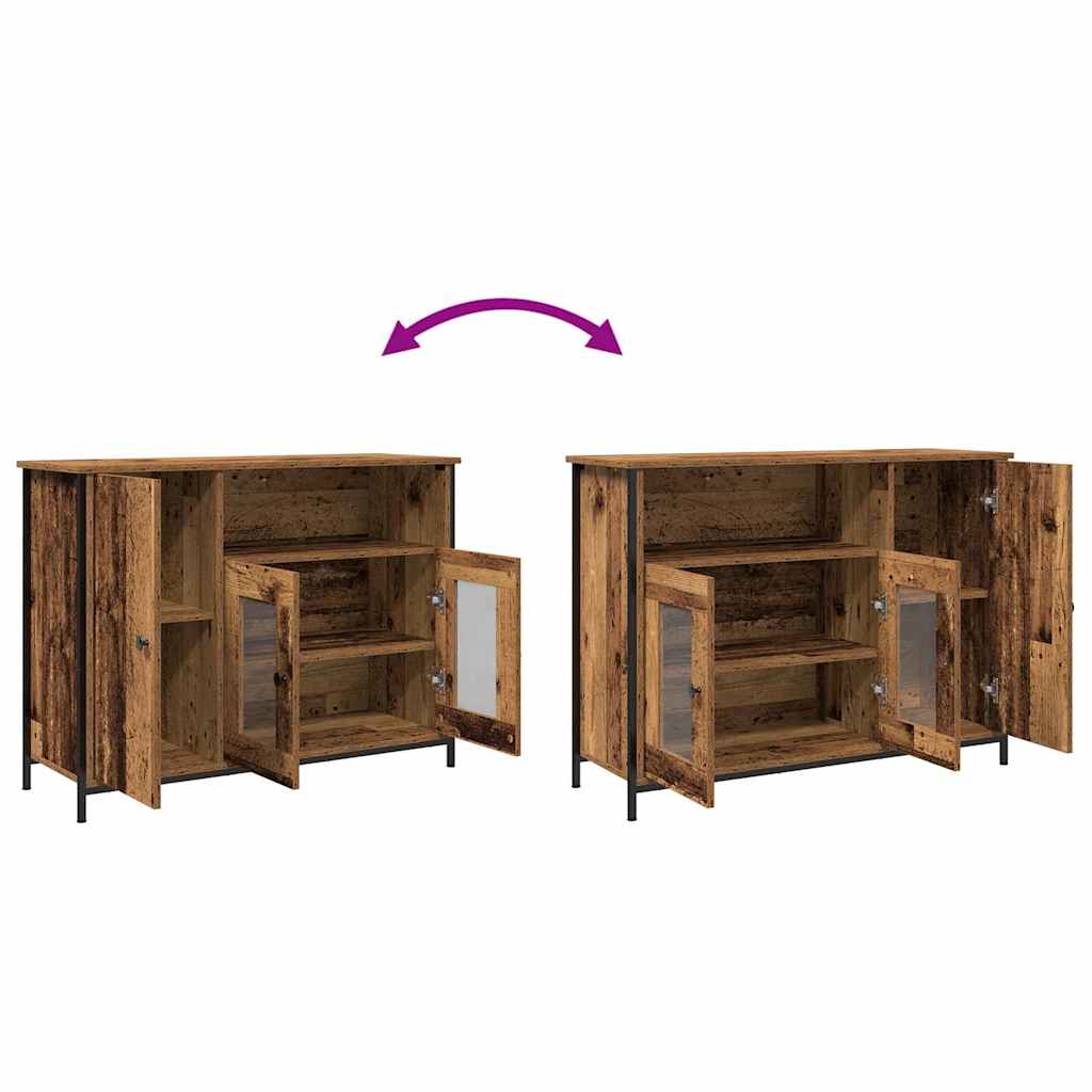 Sideboard Gammalt trä 100 x 35 x 75 cm