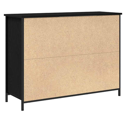 Sideboard Svart Ek 100 x 35 x 75 cm