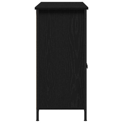 Sideboard Svart Ek 100 x 35 x 75 cm