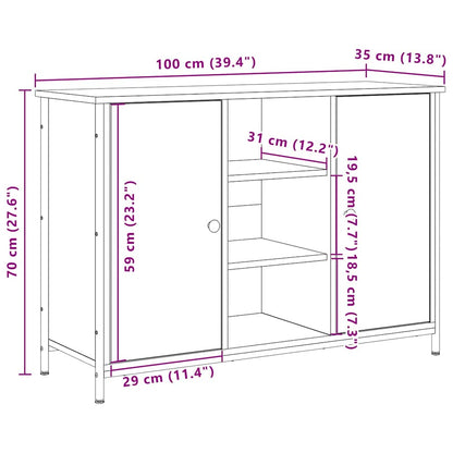 Sideboard Artisan Ek 100 x 35 x 70 cm