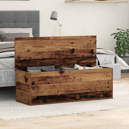 Förvaringskista Gammalt Trä 102 x 35 x 35 cm
