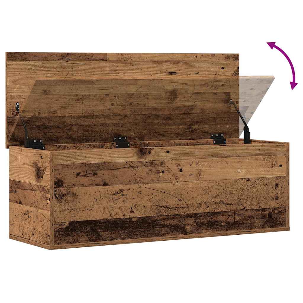 Förvaringskista Gammalt Trä 102 x 35 x 35 cm