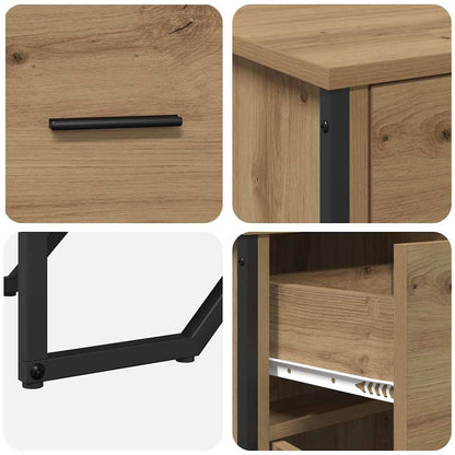 Sideboard med låda Artisan Ek 97 x 32,5 x 74,5 cm