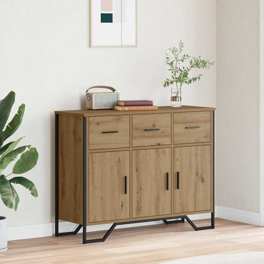 Sideboard med låda Artisan Ek 97 x 32,5 x 74,5 cm
