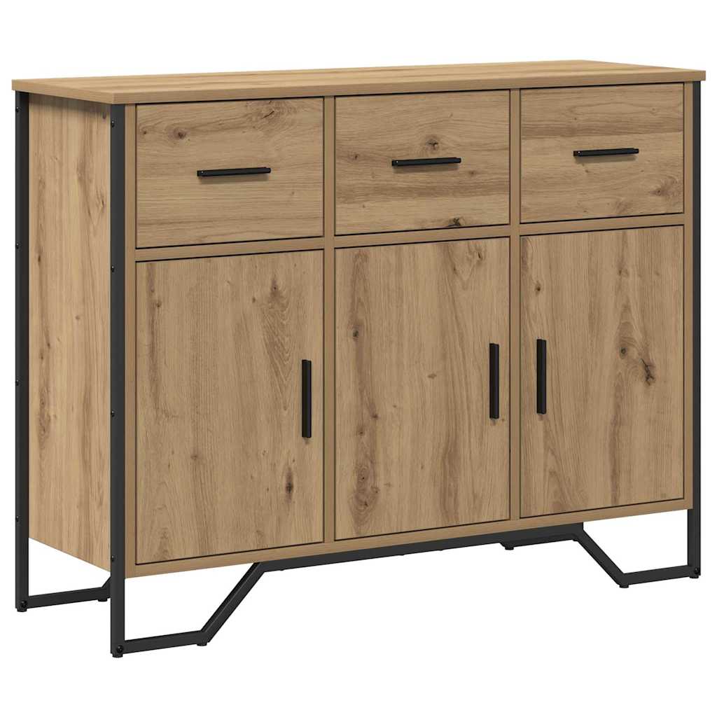 Sideboard med låda Artisan Ek 97 x 32,5 x 74,5 cm