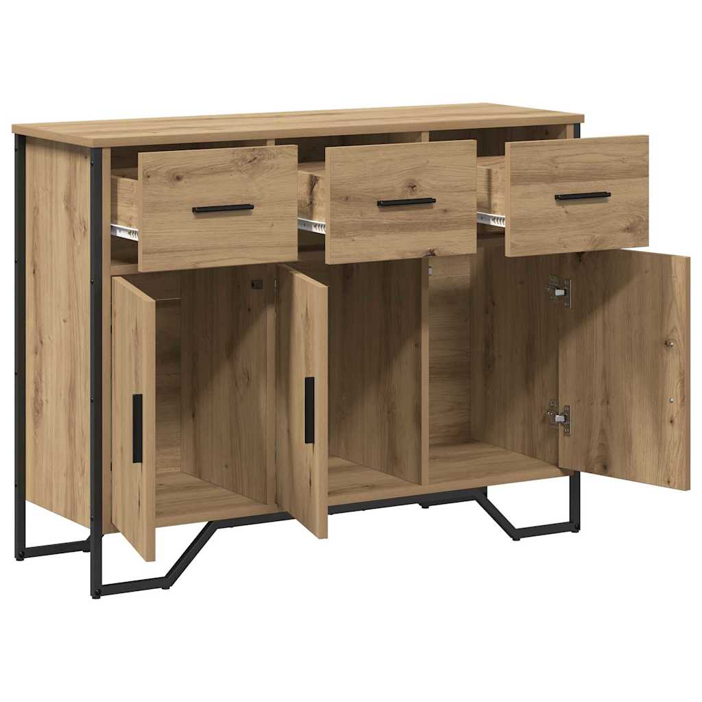 Sideboard med låda Artisan Ek 97 x 32,5 x 74,5 cm