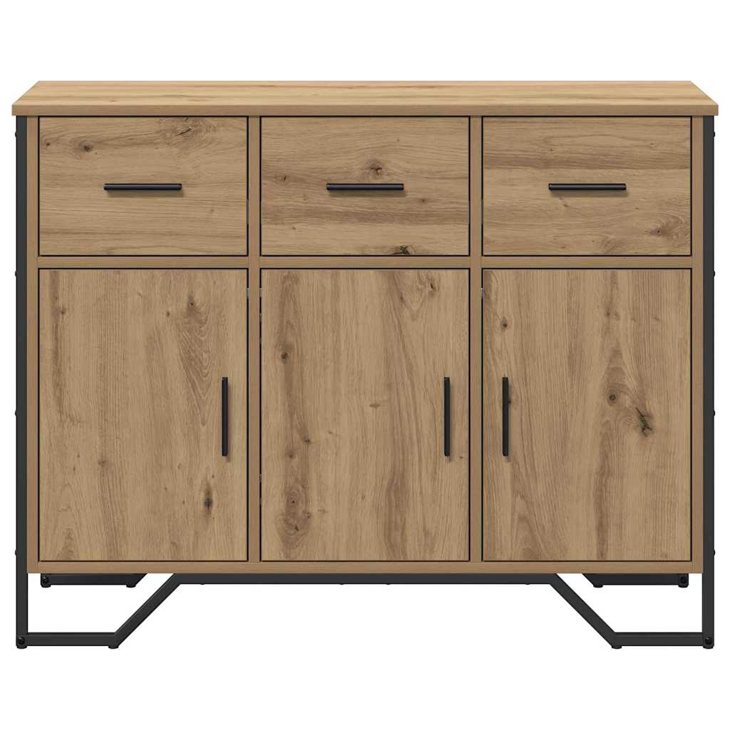 Sideboard med låda Artisan Ek 97 x 32,5 x 74,5 cm