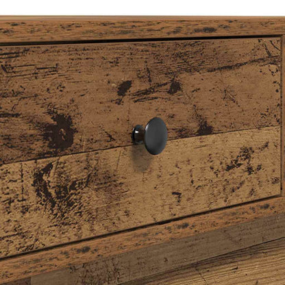 Soffbord Åldrat Trä 90 x 90 x 28 cm