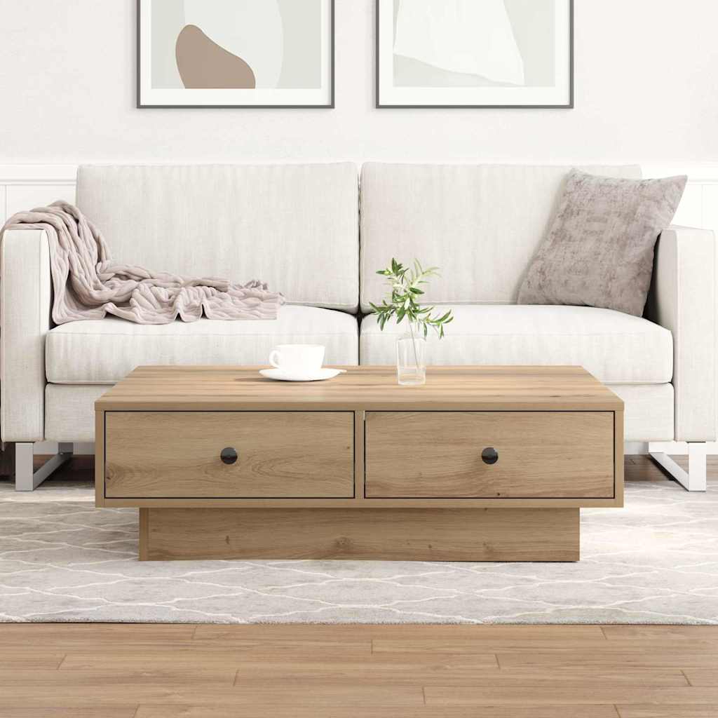Soffbord Artisan Ek 90 x 90 x 28 cm